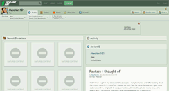Desktop Screenshot of maxman101.deviantart.com