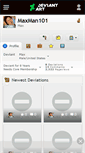 Mobile Screenshot of maxman101.deviantart.com