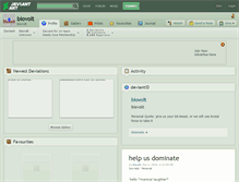 Tablet Screenshot of biovolt.deviantart.com