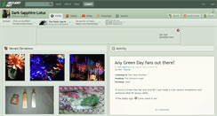 Desktop Screenshot of dark-sapphire-lotus.deviantart.com