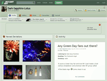 Tablet Screenshot of dark-sapphire-lotus.deviantart.com