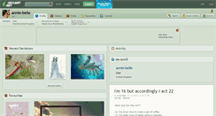 Desktop Screenshot of annie-belle.deviantart.com