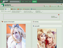 Tablet Screenshot of jazzberry.deviantart.com