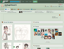 Tablet Screenshot of mariksgirlfriend13.deviantart.com