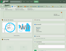 Tablet Screenshot of bassirc.deviantart.com