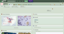 Desktop Screenshot of mikkirox.deviantart.com