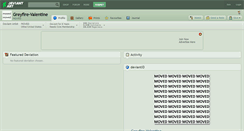 Desktop Screenshot of greyfire-valentine.deviantart.com