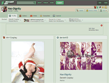 Tablet Screenshot of nao-dignity.deviantart.com
