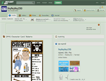 Tablet Screenshot of feyfeyfey250.deviantart.com