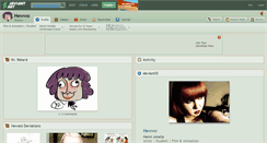 Desktop Screenshot of hewwo.deviantart.com