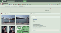 Desktop Screenshot of maystock.deviantart.com