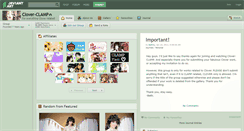 Desktop Screenshot of clover-clamp.deviantart.com