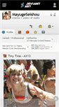 Mobile Screenshot of mayugeseishou.deviantart.com