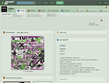Tablet Screenshot of lebw.deviantart.com