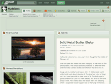 Tablet Screenshot of nudelbutt.deviantart.com