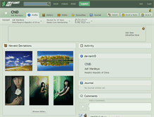 Tablet Screenshot of chid.deviantart.com