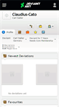 Mobile Screenshot of claudius-cato.deviantart.com