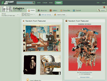Tablet Screenshot of collagist.deviantart.com