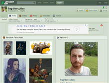 Tablet Screenshot of frag-the-cullen.deviantart.com