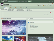 Tablet Screenshot of karvasker.deviantart.com