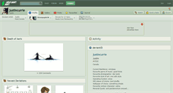 Desktop Screenshot of justincurrie.deviantart.com
