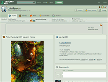 Tablet Screenshot of luluseason.deviantart.com