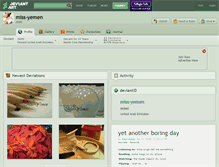 Tablet Screenshot of miss-yemen.deviantart.com
