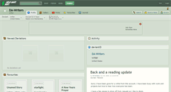 Desktop Screenshot of da-writers.deviantart.com