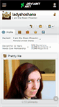 Mobile Screenshot of ladyshoshana.deviantart.com