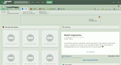 Desktop Screenshot of crazynhappy.deviantart.com