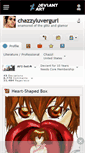 Mobile Screenshot of chazzyluvergurl.deviantart.com