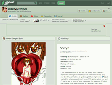 Tablet Screenshot of chazzyluvergurl.deviantart.com