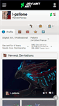 Mobile Screenshot of i-psilone.deviantart.com