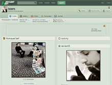 Tablet Screenshot of lozers.deviantart.com