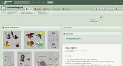 Desktop Screenshot of commandergrunt.deviantart.com