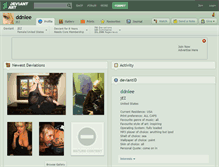 Tablet Screenshot of ddnlee.deviantart.com