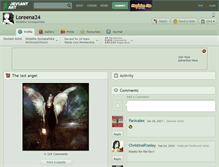 Tablet Screenshot of loreena24.deviantart.com