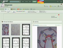 Tablet Screenshot of himura-kun.deviantart.com