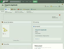 Tablet Screenshot of cloud-vs-sephiroth.deviantart.com