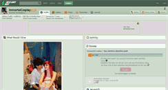 Desktop Screenshot of immortalcosplay.deviantart.com