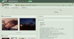 Desktop Screenshot of jeneane.deviantart.com