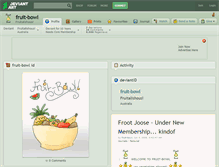 Tablet Screenshot of fruit-bowl.deviantart.com