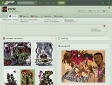 Tablet Screenshot of emrad.deviantart.com