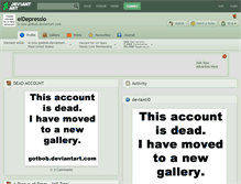 Tablet Screenshot of eldepressio.deviantart.com