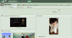 Desktop Screenshot of daeliminator.deviantart.com