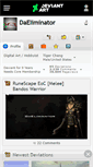 Mobile Screenshot of daeliminator.deviantart.com