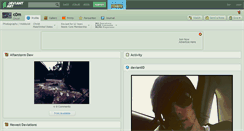 Desktop Screenshot of c0m.deviantart.com