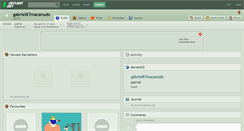 Desktop Screenshot of gabriel87macanudo.deviantart.com
