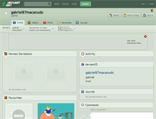 Tablet Screenshot of gabriel87macanudo.deviantart.com