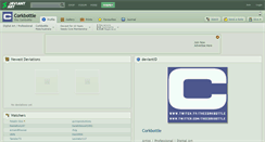 Desktop Screenshot of corkbottle.deviantart.com